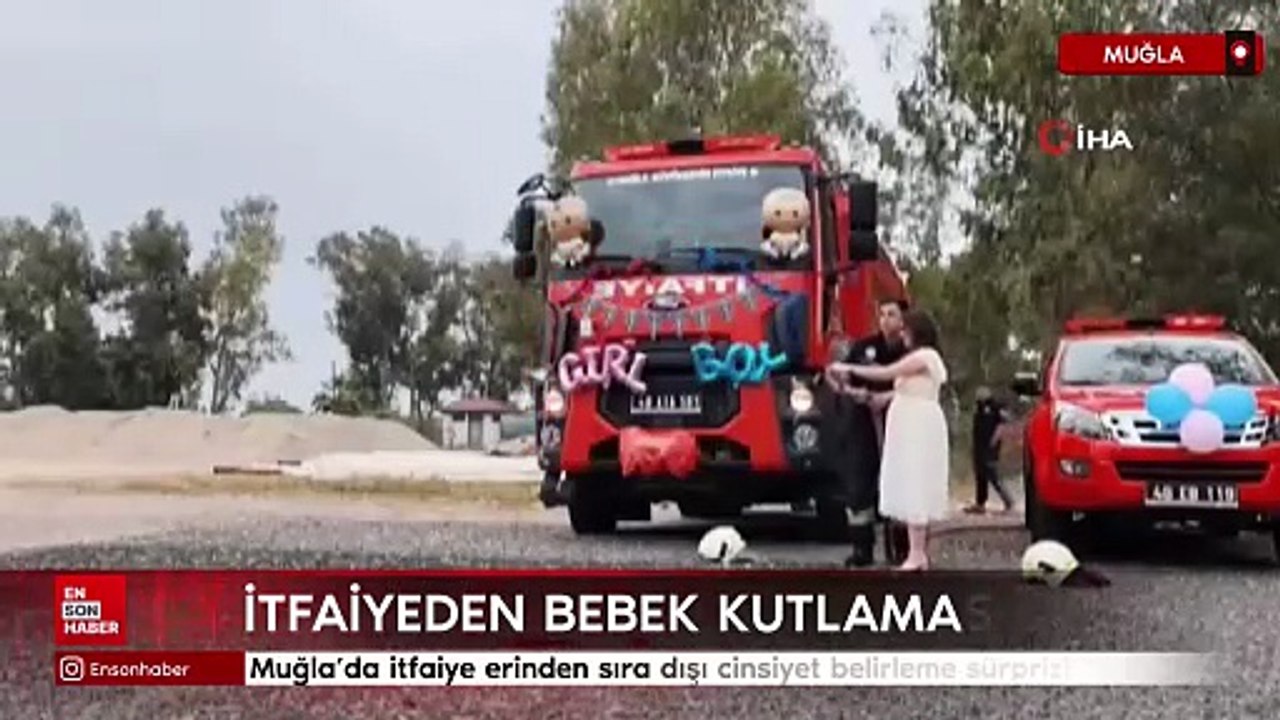 Muğla’da itfaiye erinden sıra dışı cinsiyet belirleme sürprizi