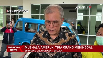 Musala di Ciomas Bogor Ambruk Sebabkan 3 Meninggal & 34 Orang Luka, Begini Kondisi Korban