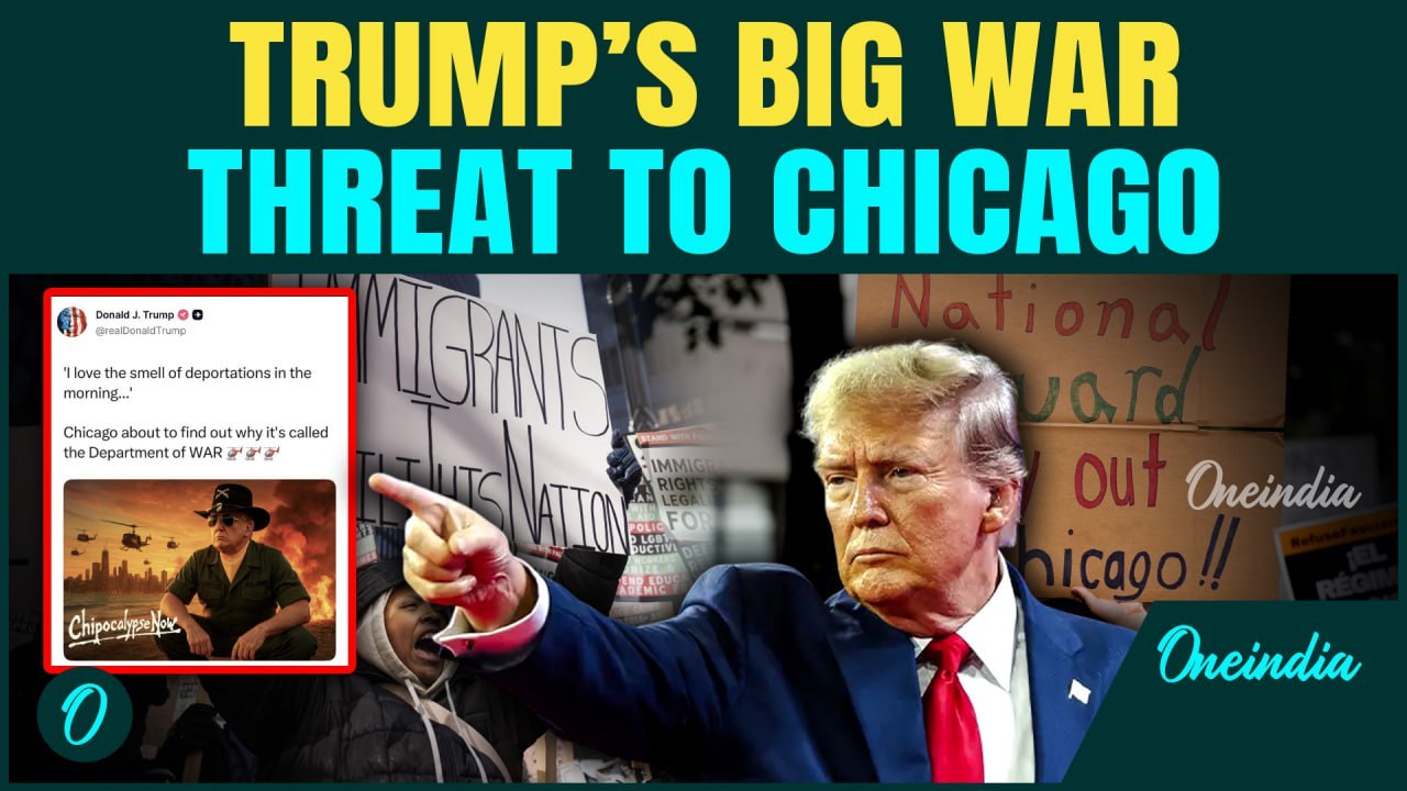 U.S Civil War | Trump Threatens WAR on Chicago | Mass protests against ‘Wanna be’ Dictator Trump