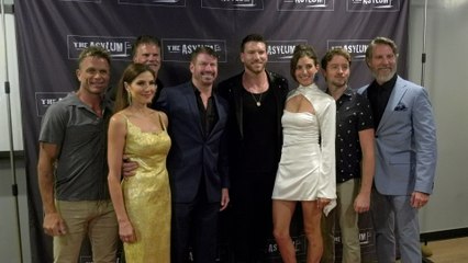 Jesse Kove and the cast of "President Down" attend a special screening of their film in Los Angeles