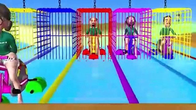 Scary Teacher 3D vs Squid Game Throwing Put in Key Lock Dalgona Candy Shapes Challenge Who's Boss