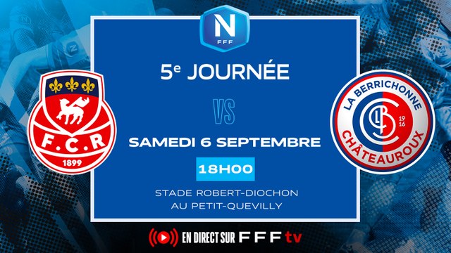 J5 I FC Rouen 1899 - LB Châteauroux (1-2) I National FFF 2025-2026