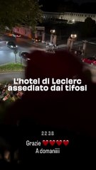 Tifosi in delirio: l'hotel di Leclerc sotto assedio ⚽