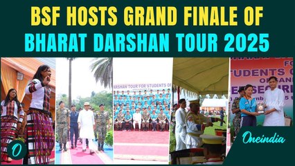 BSF Bharat Darshan Tour 2025: 100 Students from Mizoram Celebrate India’s Cultural Heritage