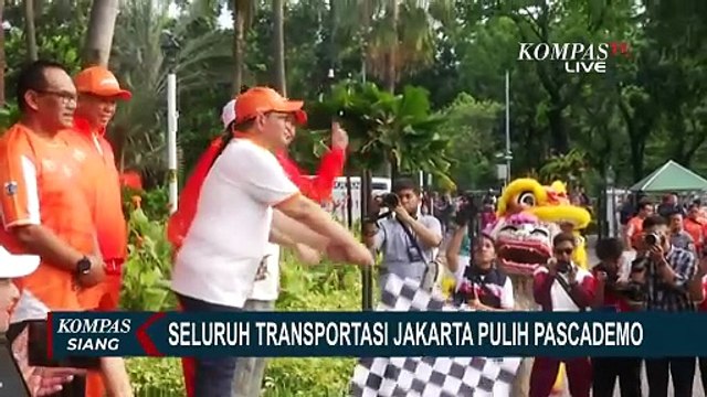Seluruh Halte Transjakarta & Entrance MRT Selesai Diperbaiki, Transportasi Normal Lagi