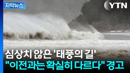 [자막뉴스] 한반도 근처에서 힘 키우는 '초강력 태풍'...전문가들 입 모아서 '경고' / YTN