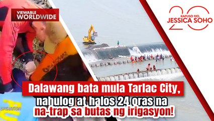 Dalawang bata, nahulog at halos 24 oras na na-trap sa butas ng irigasyon! | Kapuso Mo, Jessica Soho