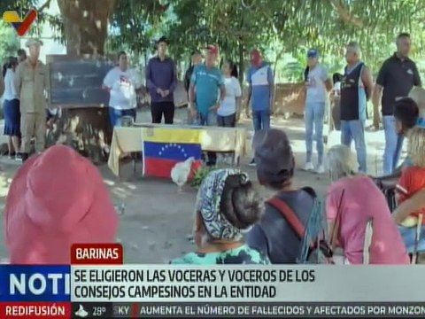 En los 12 municipios del estado Barinas se eligieron las vocerías de los Consejos Campesinos