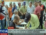 Productores carabobeños participaron en la elección de vocerías para los Consejos Campesinos