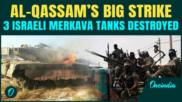VIDEO: Al-Qassam Fighters BLOW-UP 3 IDF Merkava Tanks in Gaza | Israel-Hamas War