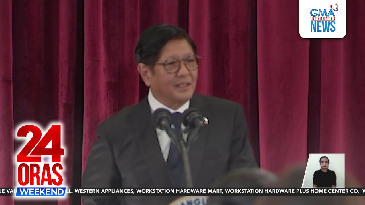 At pre-departure, PBBM teases executive-legislature spat | 24 Oras Weekend