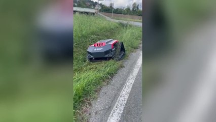Torino, erba alta nei giardini pubblici? Gassino ci prova con il robot falciaerba. È uno dei primi in Italia