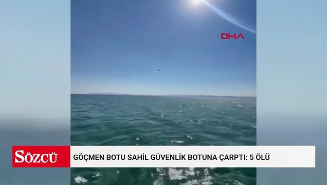 Göçmen botu sahil güvenlik botuna çarptı: 5 ölü