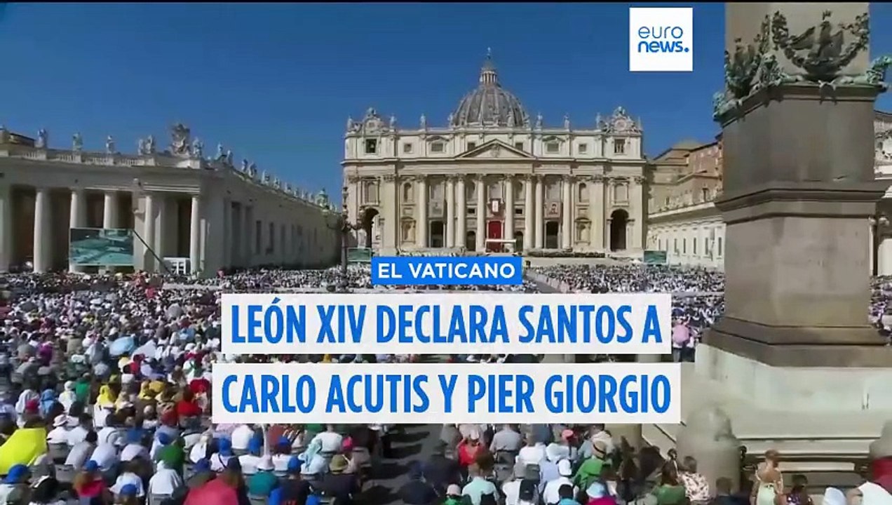 El Papa León XIV proclama santos a Carlo Acutis y Pier Giorgio Frassati
