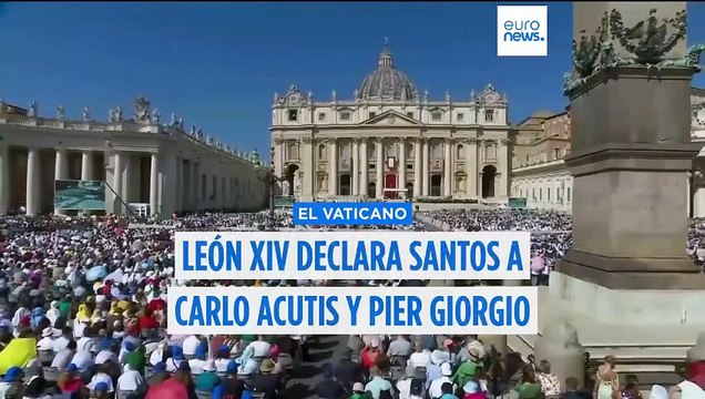 El Papa León XIV proclama santos a Carlo Acutis y Pier Giorgio Frassati