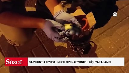 Samsun'da uyuşturucu operasyonu: 5 kişi yakalandı