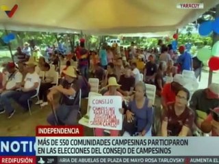 Más de 550 comunidades campesinas de Yaracuy participaron en la elección de sus vocerías