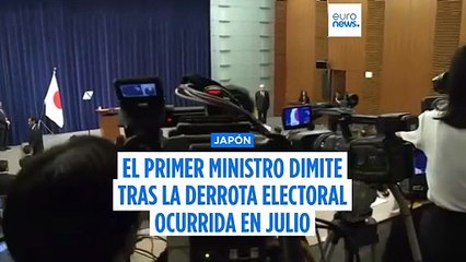 Dimite el primer ministro japonés tras las presiones por la derrota electoral de julio