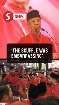 Muhyiddin calls scuffle at Bersatu AGM embarrassing