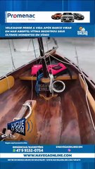 Velejador de Itajaí perde a vida após barco virar em mar aberto entre Navegantes e Penha; vítima registrou seus últimos momentos em vídeo