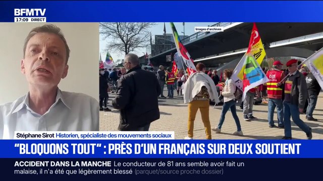 Mouvement Bloquons tout : pour Stéphane Sirot, spécialiste des mouvements sociaux, il y a beaucoup de choses qui divergent par rapport au mouvement des gilets jaunes