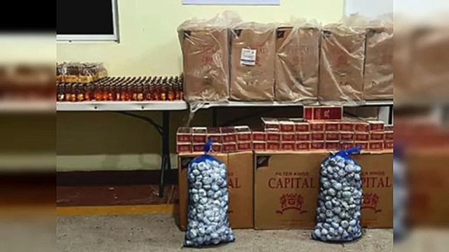El Ejército ocupa cargamento de cigarrillos, bebidas alcohólicas y ajo