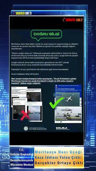 Moritanya Hacı Uçağı Kaza İddiası Yalan Çıktı: Gerçekler Ortaya Çıktı