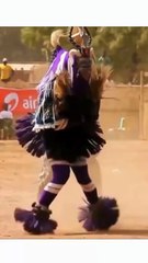 Funny Zaouli African Techno Rave Dancer