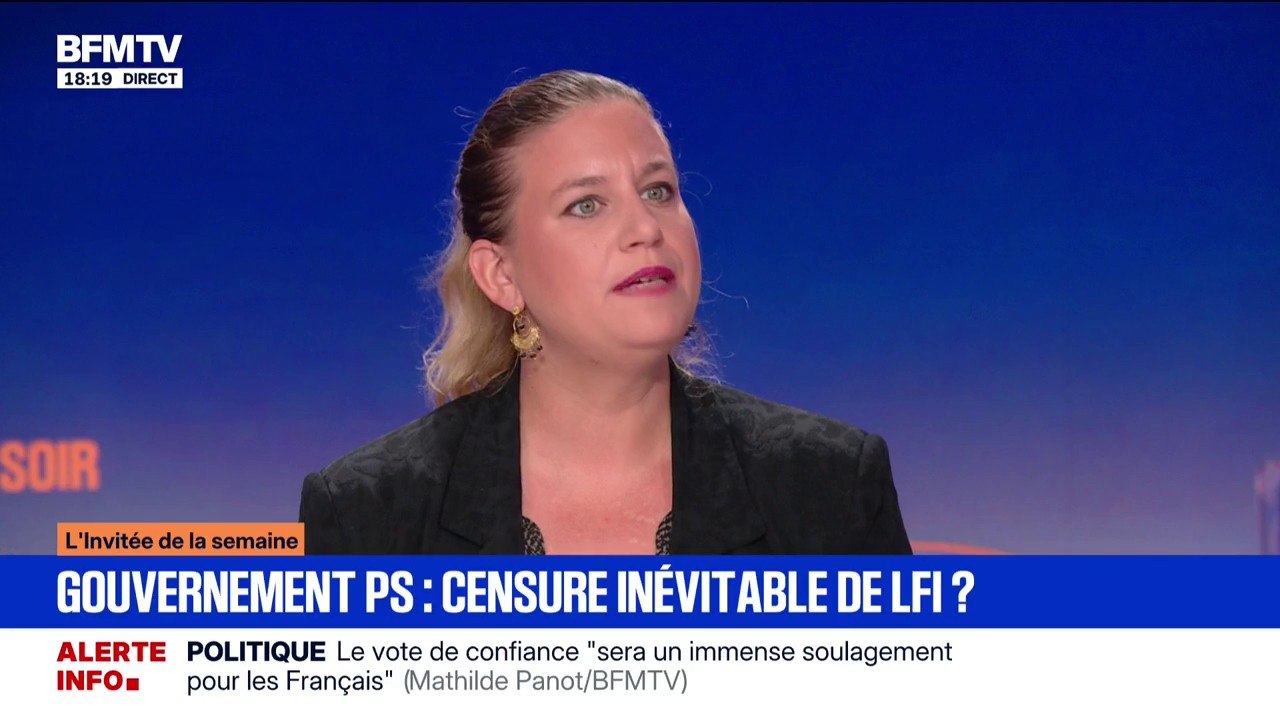 Olivier Faure à Matignon: "Nous ne voulons pas d'une énième personne qui continuerait la même politique", explique Mathilde Panot (LFI)
