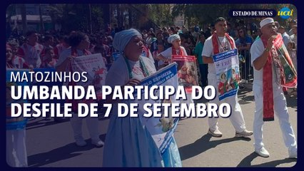 Desfile de 7 de Setembro em Matozinhos conta com participação de grupo de umbanda