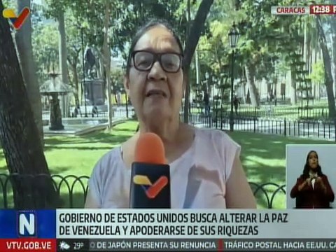 Caracas I Ciudadanos rechazan rotundamente las agresiones y amenazas del imperio