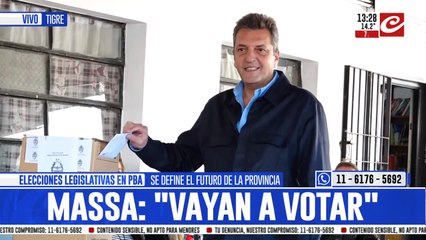 Sergio Massa habló de su actualidad política: "En este momento elegí ayudar"