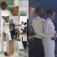 Trending video of Mr eazi wedding with his wife...Femi Otedola speaks at the wedding ceremony Trend video Nigeria