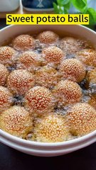 Crispy Sweet Potato Balls Recipe | Easy Snack Idea