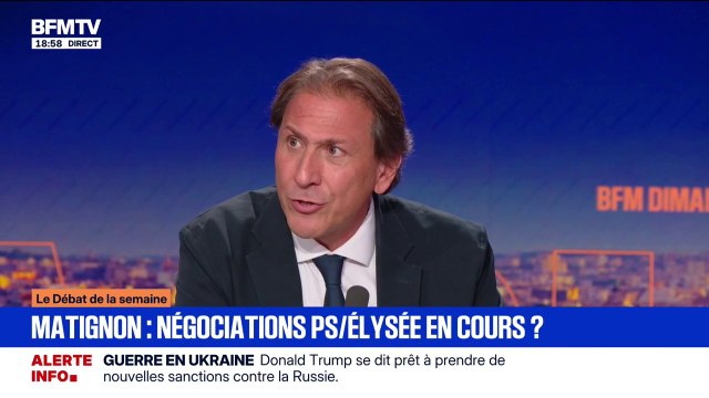 Le PS à Matignon: Ce que l'on propose, c'est de ne pas censurer ce gouvernement au moment où il se présente et au cas par cas chacun des textes sera négocié , explique Jérôme Guedj, député (PS)
