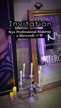 Soirée Nyx Cosmetics x Mercredi !