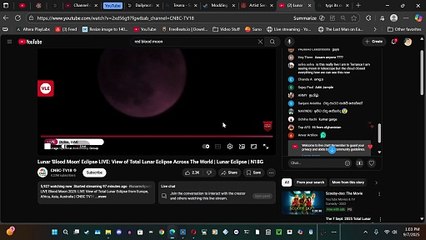 The blood moon rn if you can see the moon do it