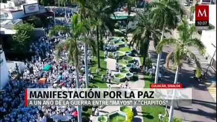 Ciudadanos de Culiacán exigen paz tras el aumento de hechos violentos