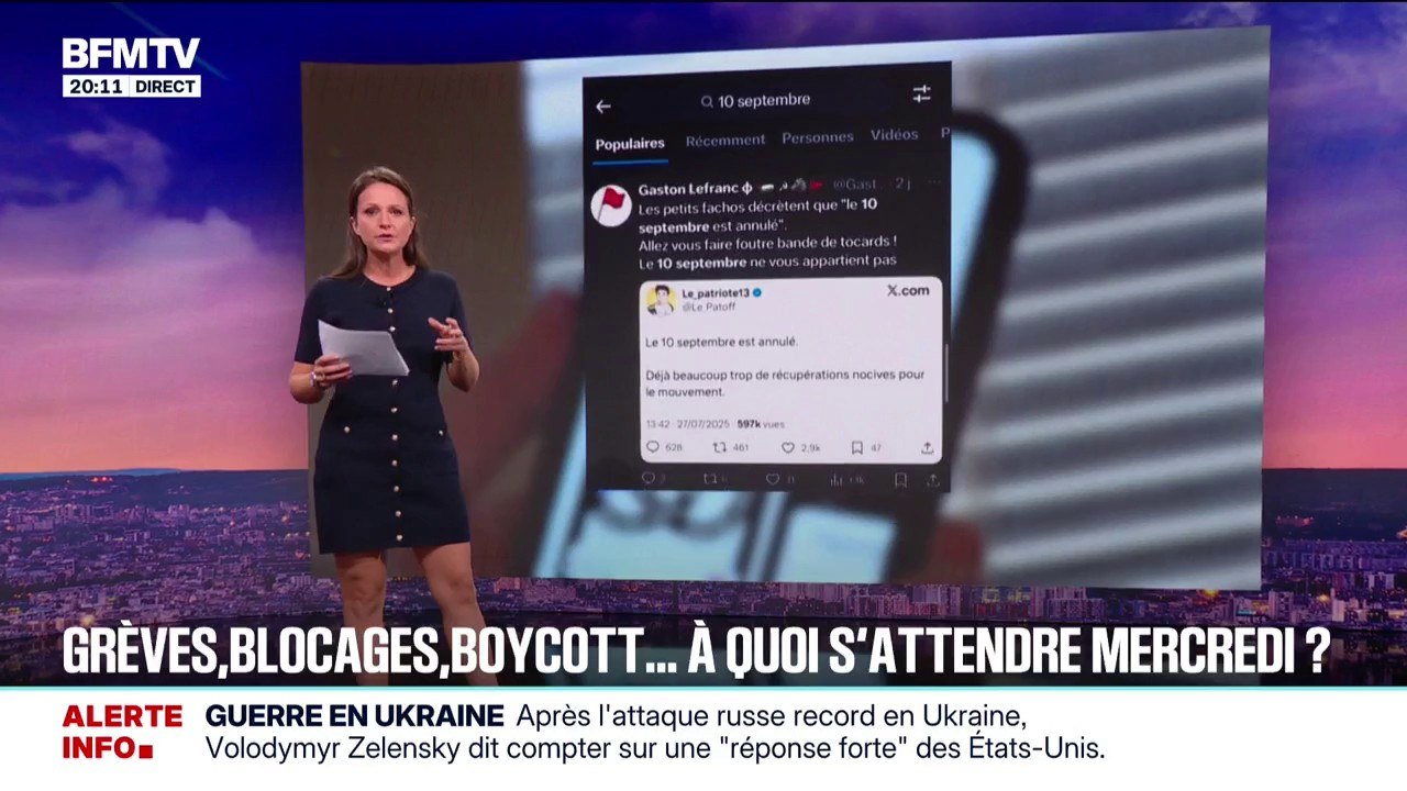 Grèves, blocages, boycott: à quoi faut-il s'attendre ce mercredi 10 septembre ?
