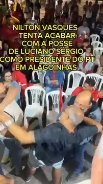 Militante causa confusão durante posse de diretório do PT em Alagoinhas; saiba mais
