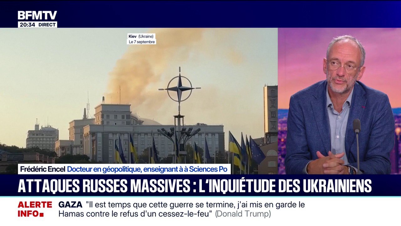 Guerre en Ukraine: pour Frédéric Encel, docteur en géopolitique, la dernière attaque de la Russie "est la démonstration de la faiblesse du fort"