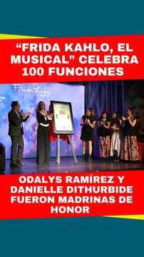 “Frida Kahlo, la vida de un ícono” celebró sus 100 representaciones en el Teatro Centenario Coyoacán