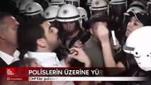 CHP'liler polislerin üzerine yürüdü