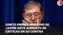 Dimite el primer ministro de Japón ante las críticas y divisiones en el seno de su partido