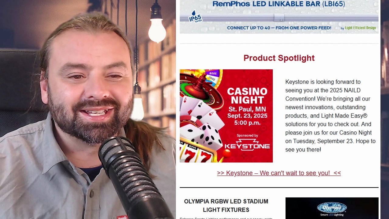 An Announcement -- The Lighting Industry News Brief Sept 08