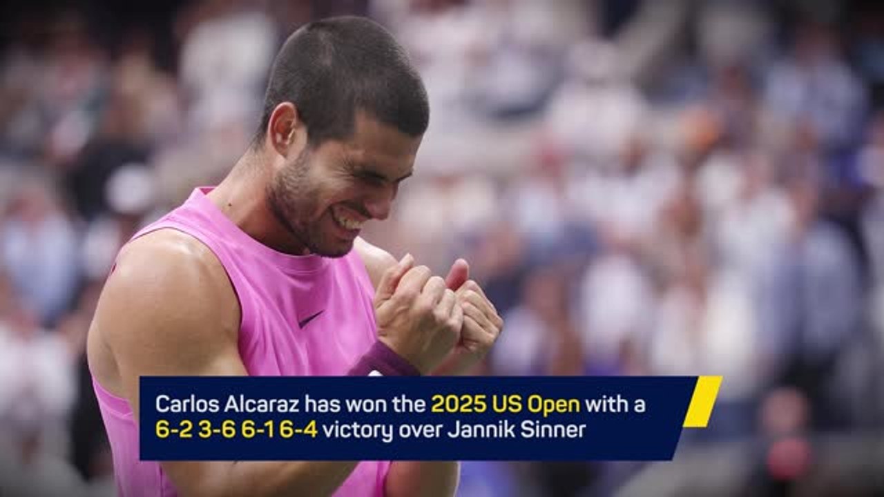Breaking News - Alcaraz wins US Open title