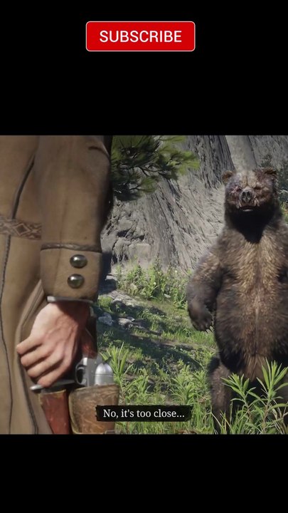 🐻 Giant Bear Attack on Arthur Morgan is BRUTAL | Red Dead Redemption 2 Shorts 4K Gameplay RTX5070Ti ULTRA HD Graphics