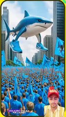 Dolphin & Crocodile Balloons in New York and Los Angeles | Ballerina Cappuccino Song