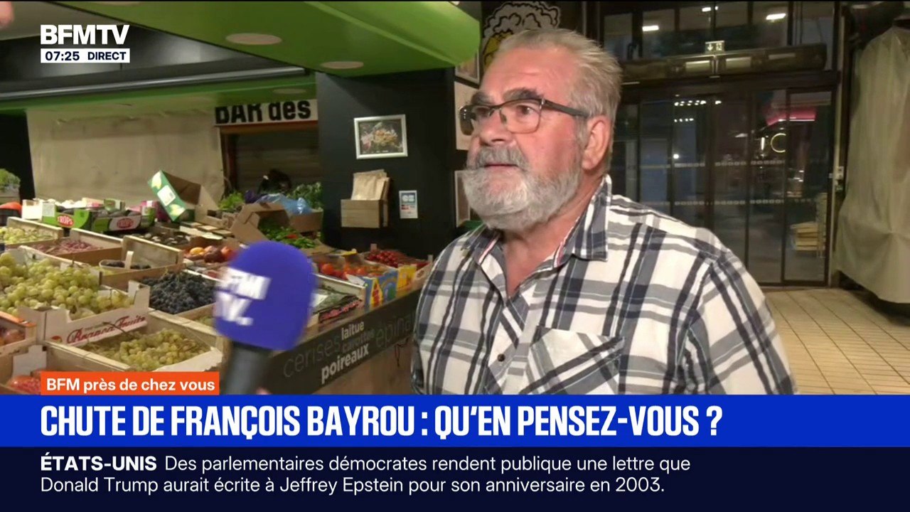 "Je pense qu'on a fait un peu le tour des horizons": ce primeur toulousain réagit à la chute du gouvernement de François Bayrou