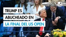 Trump es abucheado brevemente por espectadores en la final del US Open de tenis